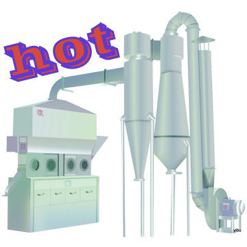 Horizontal Fluidizing Dryer for Foodstuff Industry